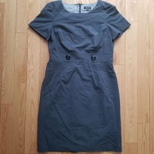 Tahari knee length grey dress size 12